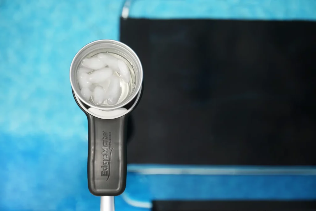 A delicious drink inside the Edgemate Cupholder accessory